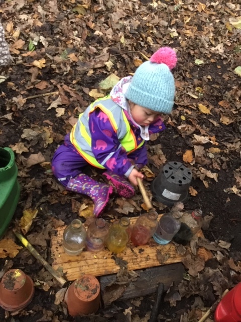 Forest School fun for local pre-schoolers