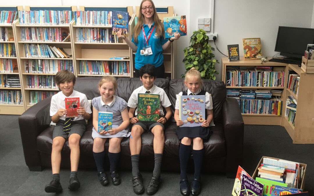 Pupils donate over 100 books to Ronald McDonald House