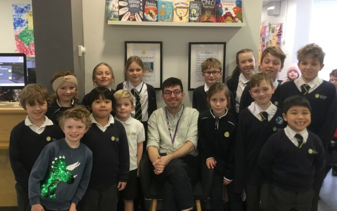 Award-winning author Ross Montgomery visits Gorsey Bank